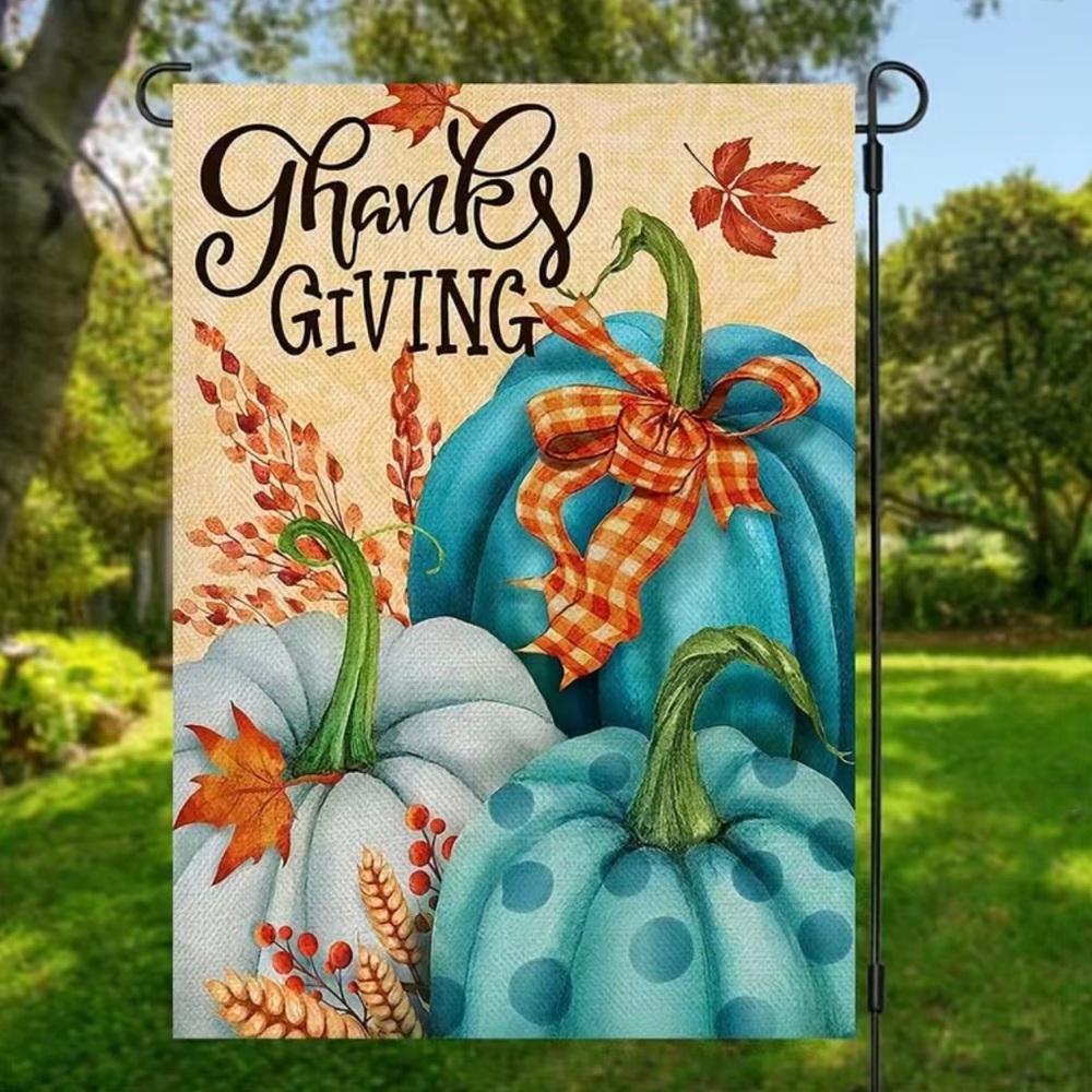 Thanksgiving Pumpkin Garden 12x18